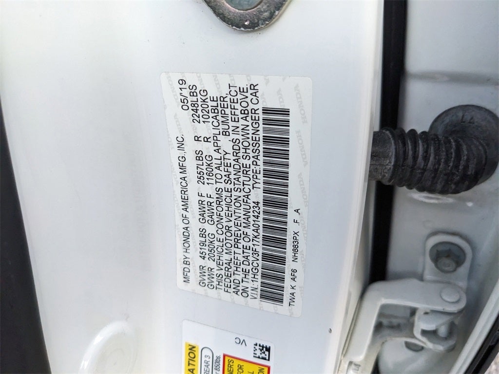 2019 Honda Accord Hybrid Base