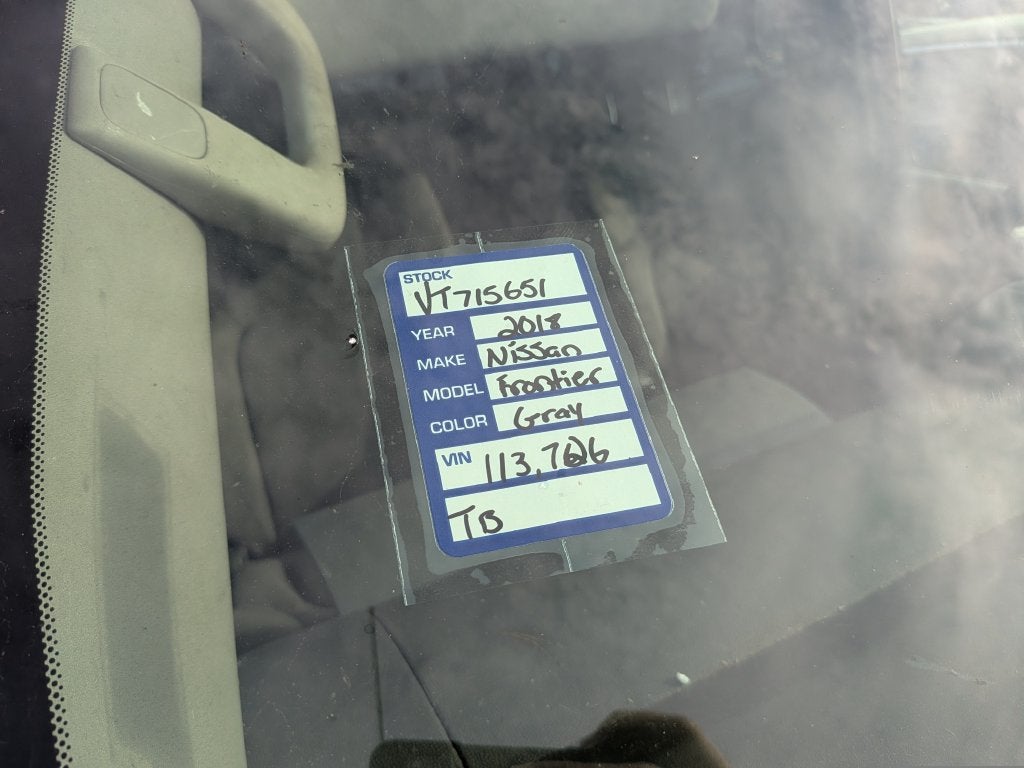 2018 Nissan Frontier SV