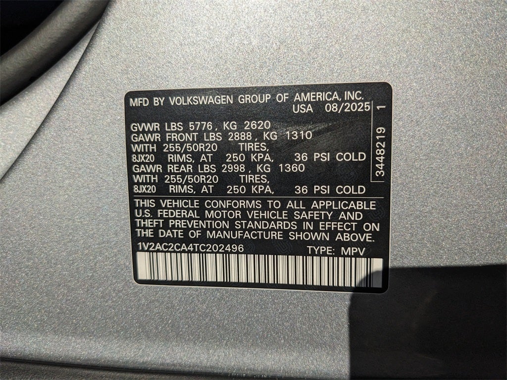 2026 Volkswagen Atlas Cross Sport 2.0T SEL R-Line Black