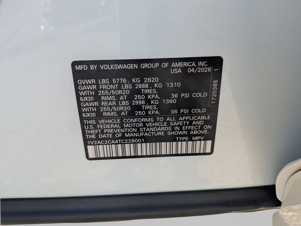 2026 Volkswagen Atlas Cross Sport 2.0T SEL R-Line Black