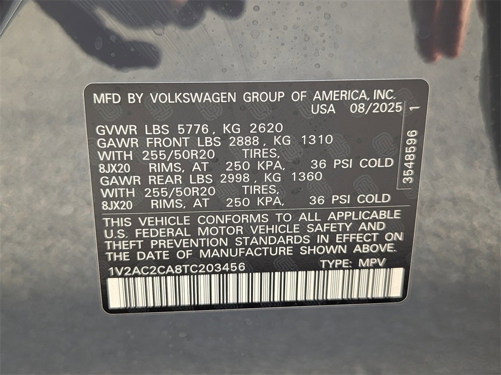 2026 Volkswagen Atlas Cross Sport 2.0T SEL R-Line Black