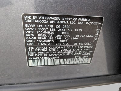 2024 Volkswagen Atlas Cross Sport 2.0T SEL R-Line