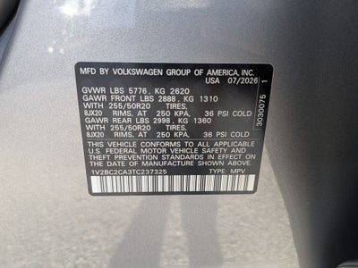 2026 Volkswagen Atlas Cross Sport SEL