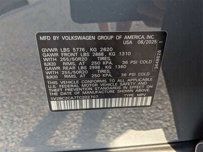 2026 Volkswagen Atlas Cross Sport 2.0T SEL