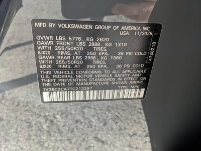 2026 Volkswagen Atlas Cross Sport 2.0T SEL