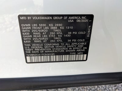 2026 Volkswagen Atlas 2.0T SEL