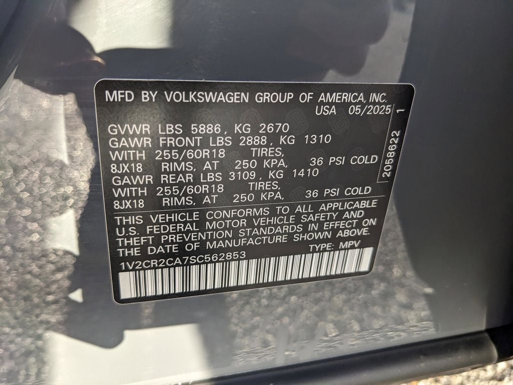 2025 Volkswagen Atlas 2.0T Peak Edition