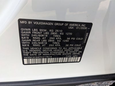 2026 Volkswagen Atlas Cross Sport 2.0T SE