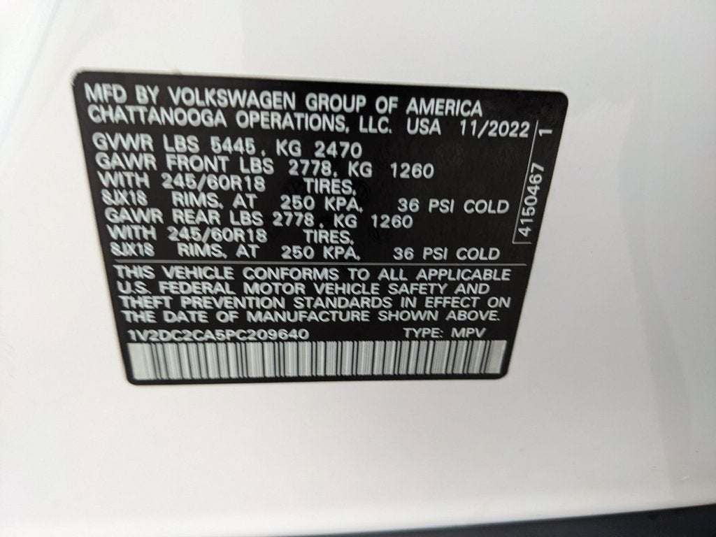 2023 Volkswagen Atlas Cross Sport 2.0T SE