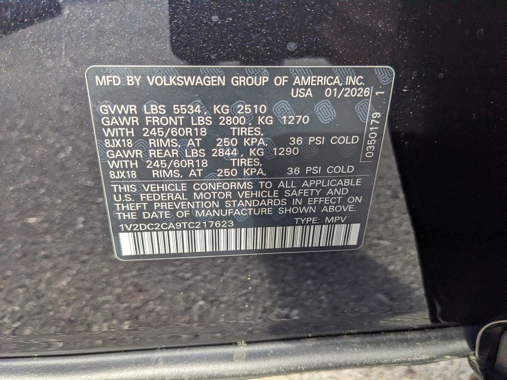 2026 Volkswagen Atlas Cross Sport 2.0T SE