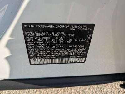 2026 Volkswagen Atlas Cross Sport SE