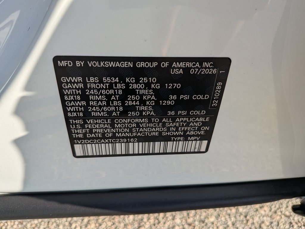 2026 Volkswagen Atlas Cross Sport SE