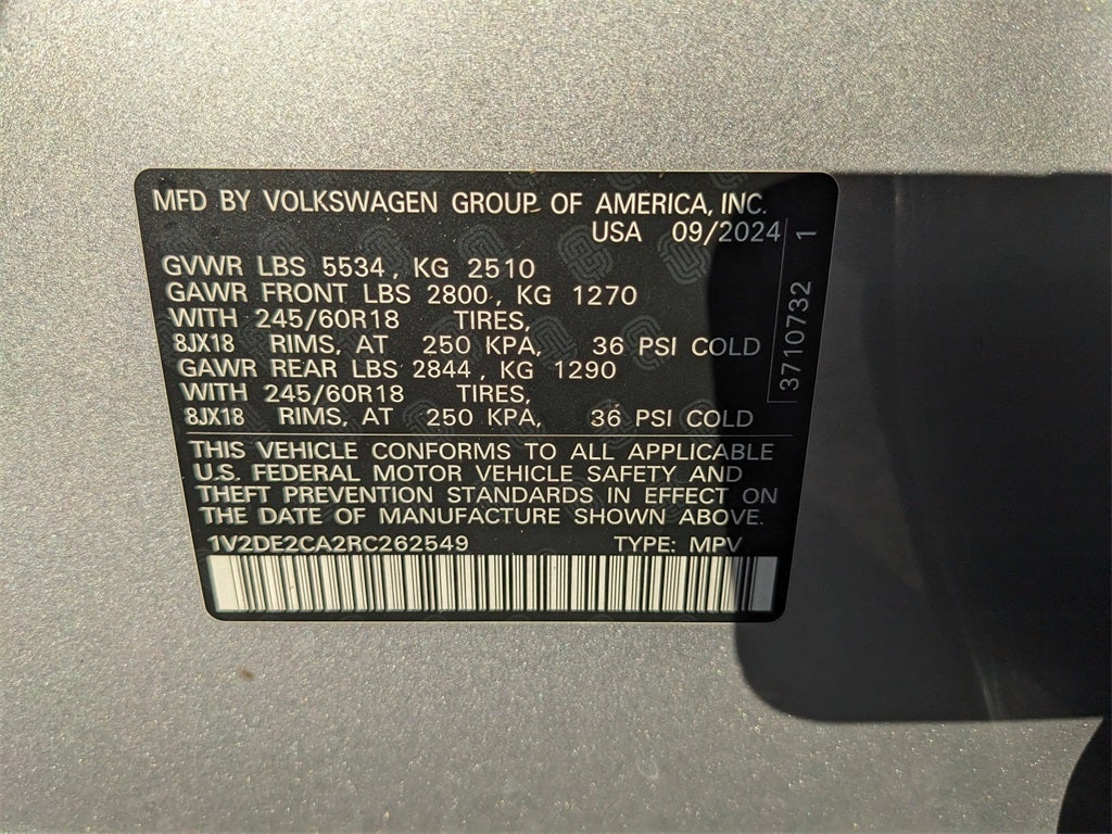 2024 Volkswagen Atlas Cross Sport 2.0T SE