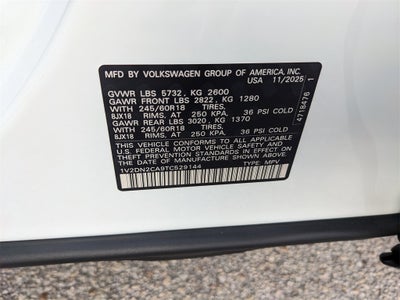 2026 Volkswagen Atlas 2.0T SE