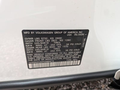 2026 Volkswagen Atlas 2.0T SE