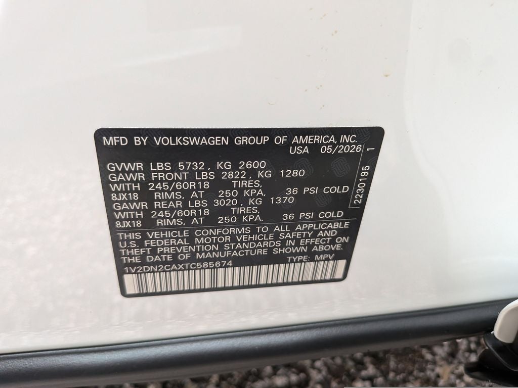 2026 Volkswagen Atlas 2.0T SE