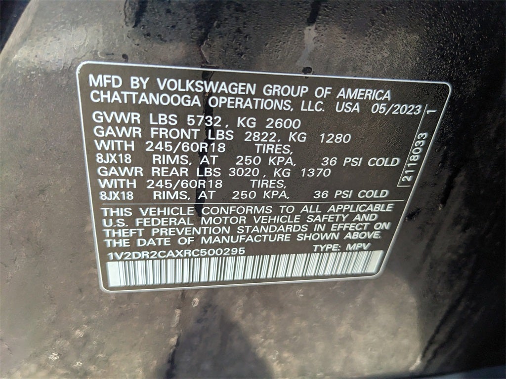 2024 Volkswagen Atlas 2.0T SE