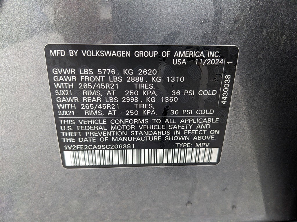 2025 Volkswagen Atlas Cross Sport 2.0T SEL Premium R-Line