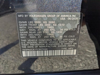 2026 Volkswagen Atlas 2.0T SEL Premium R-Line