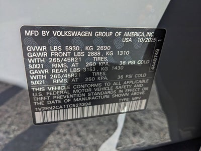 2026 Volkswagen Atlas 2.0T SEL Premium R-Line