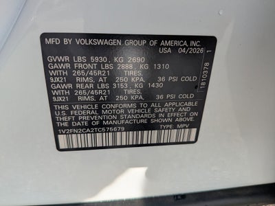 2026 Volkswagen Atlas 2.0T SEL Premium R-Line