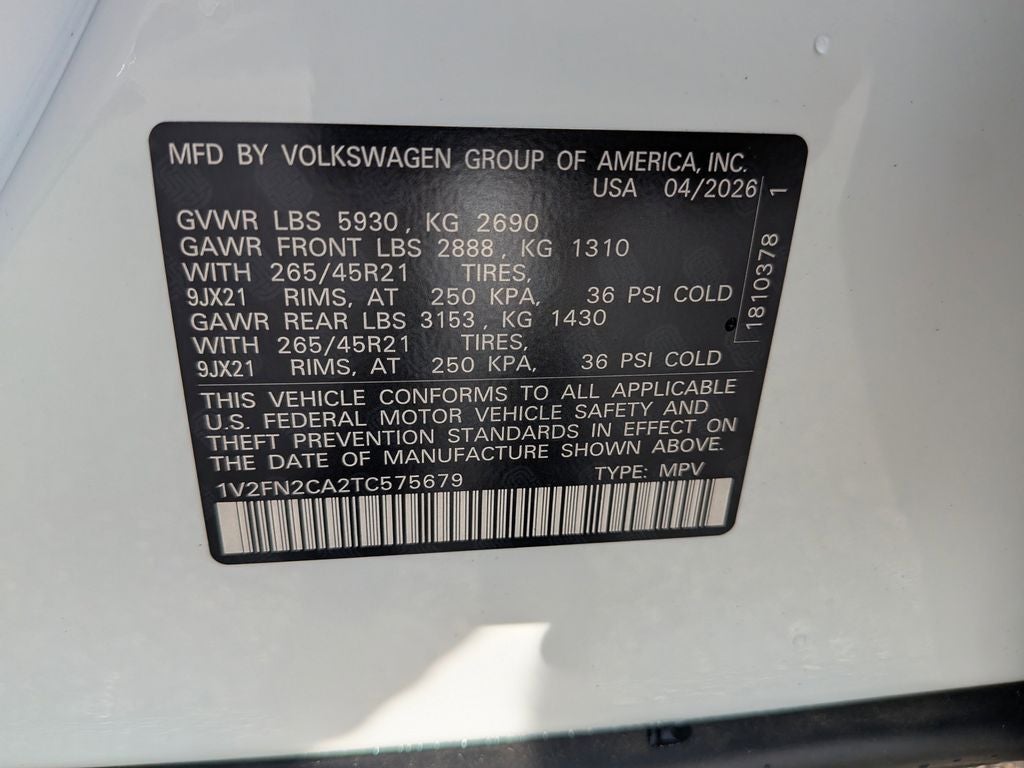2026 Volkswagen Atlas 2.0T SEL Premium R-Line