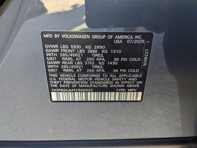 2026 Volkswagen Atlas 2.0T SEL Premium R-Line