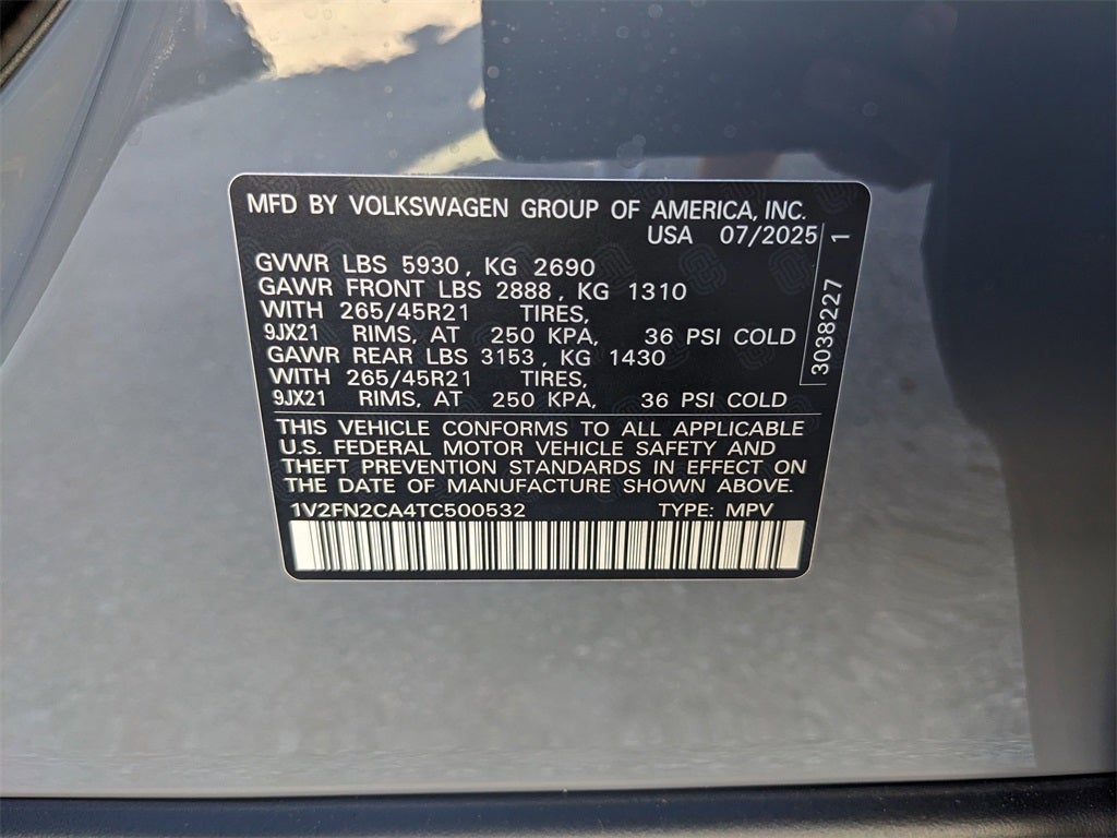 2026 Volkswagen Atlas 2.0T SEL Premium R-Line