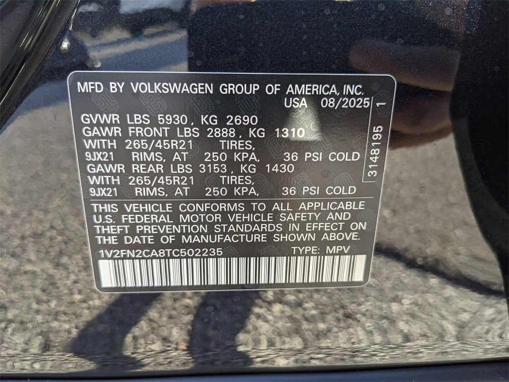 2026 Volkswagen Atlas 2.0T SEL Premium R-Line