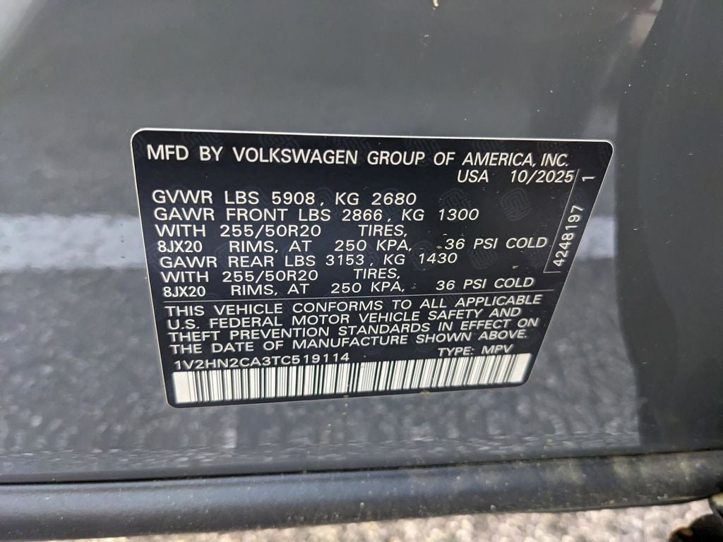 2026 Volkswagen Atlas 2.0T SE w/Technology