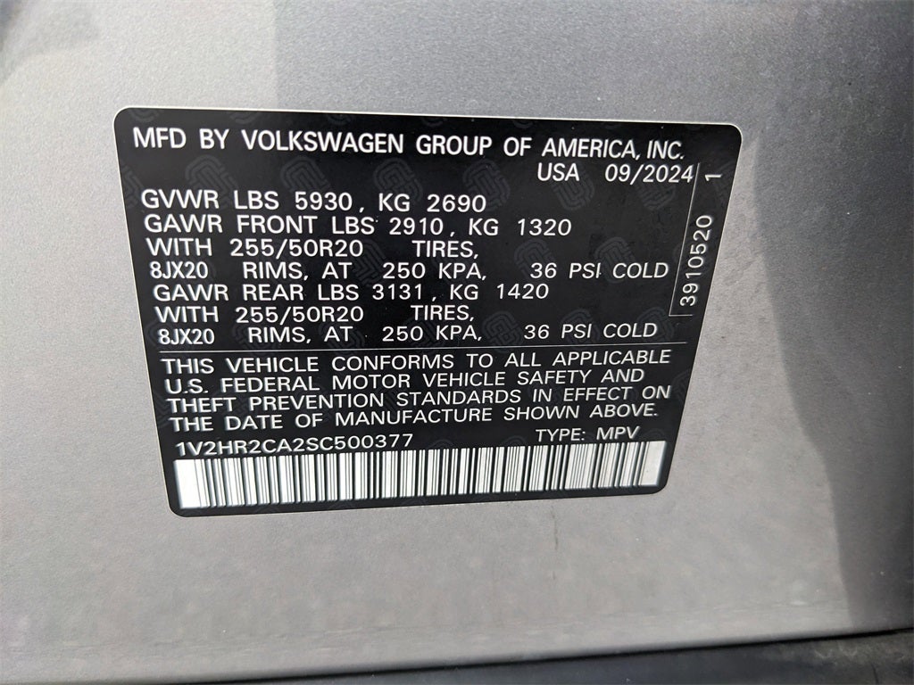 2025 Volkswagen Atlas 2.0T SE w/Technology