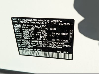 2023 Volkswagen Atlas 3.6L V6 SE w/Technology
