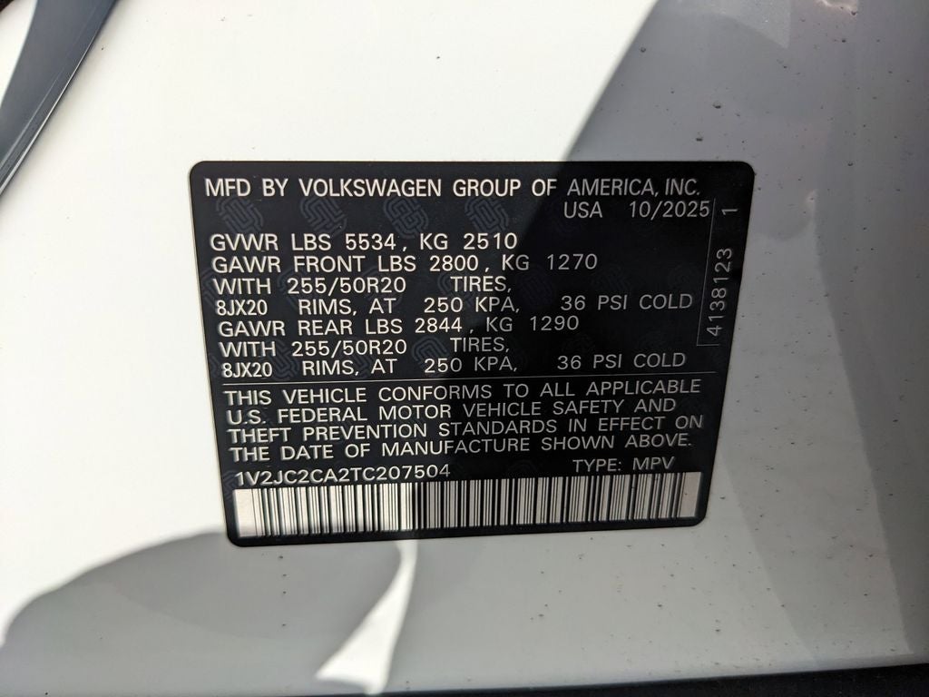 2026 Volkswagen Atlas Cross Sport 2.0T SE w/Technology