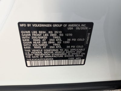 2026 Volkswagen Atlas Cross Sport SE w/Technology
