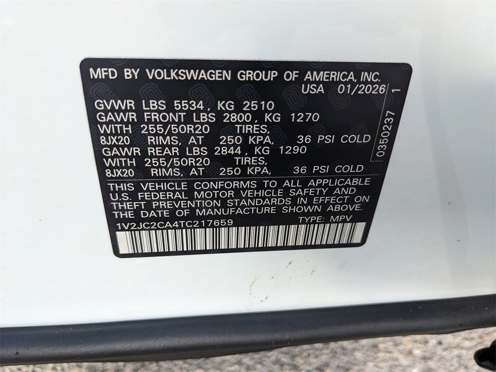 2026 Volkswagen Atlas Cross Sport 2.0T SE w/Technology