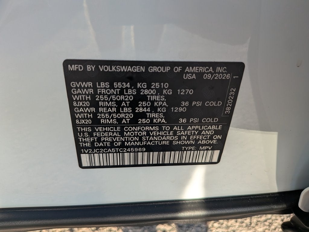 2026 Volkswagen Atlas Cross Sport SE w/Technology