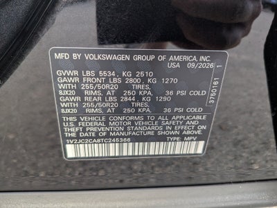 2026 Volkswagen Atlas Cross Sport SE w/Technology