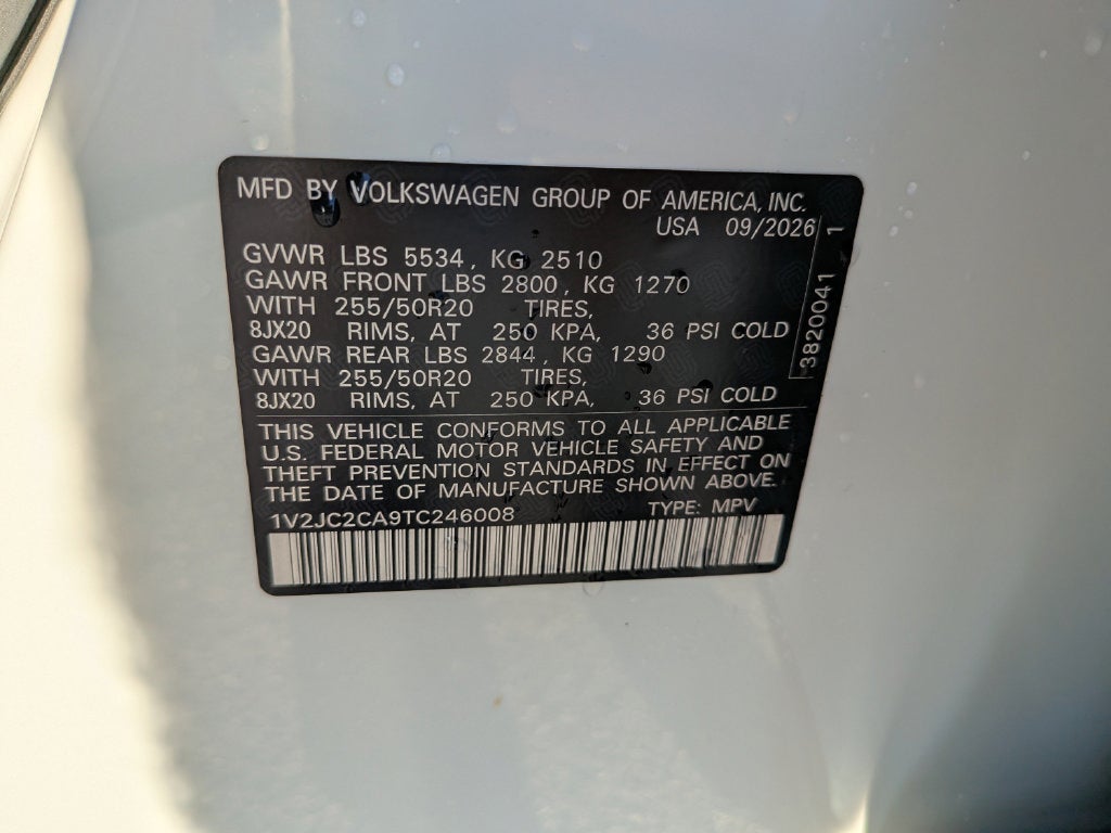 2026 Volkswagen Atlas Cross Sport SE w/Technology