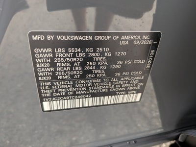 2026 Volkswagen Atlas Cross Sport SE w/Technology