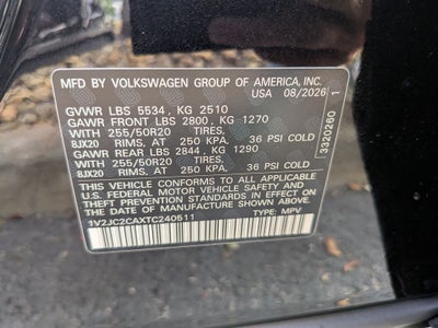 2026 Volkswagen Atlas Cross Sport 2.0T SE w/Technology