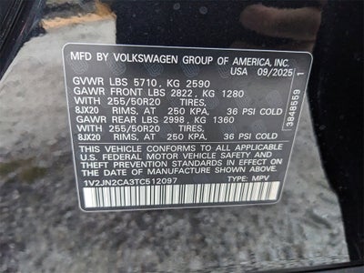 2026 Volkswagen Atlas 2.0T SE w/Technology