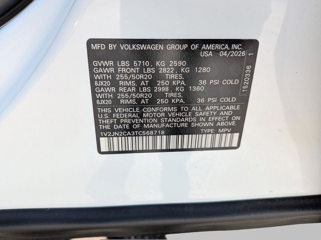 2026 Volkswagen Atlas 2.0T SE w/Technology