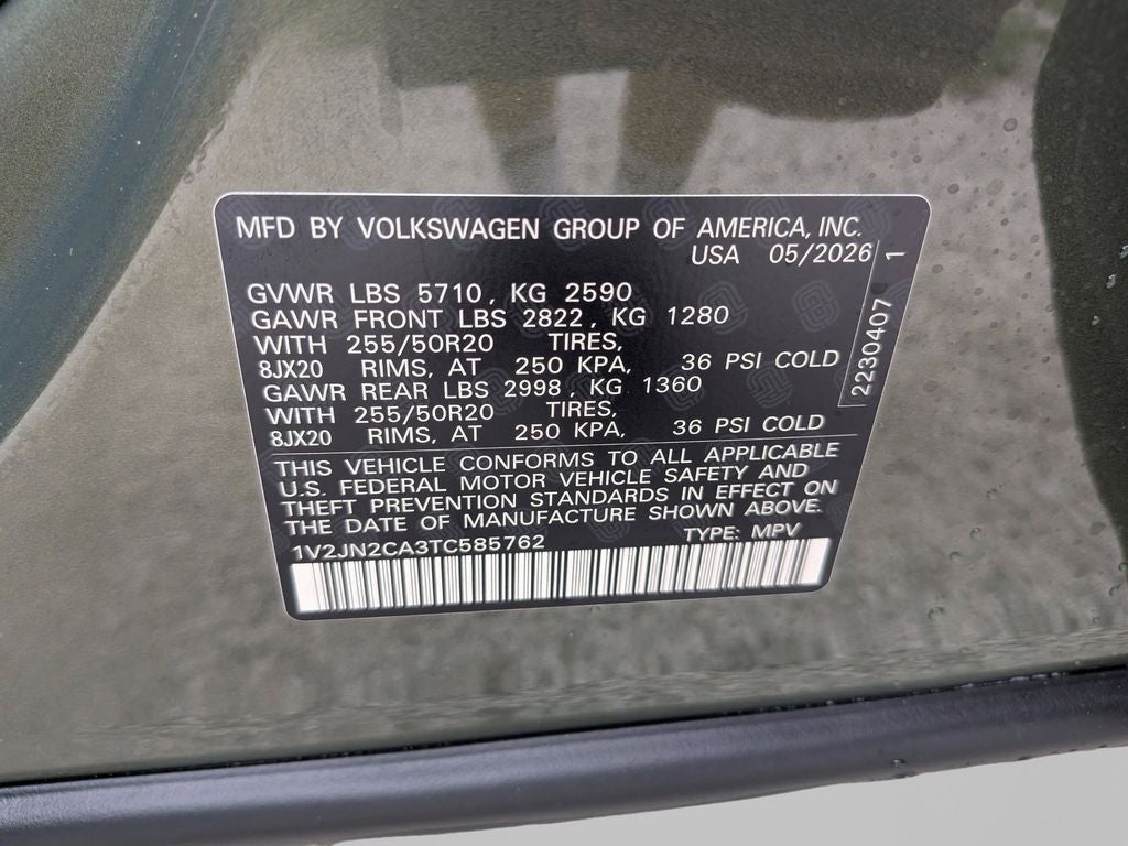 2026 Volkswagen Atlas 2.0T SE w/Technology