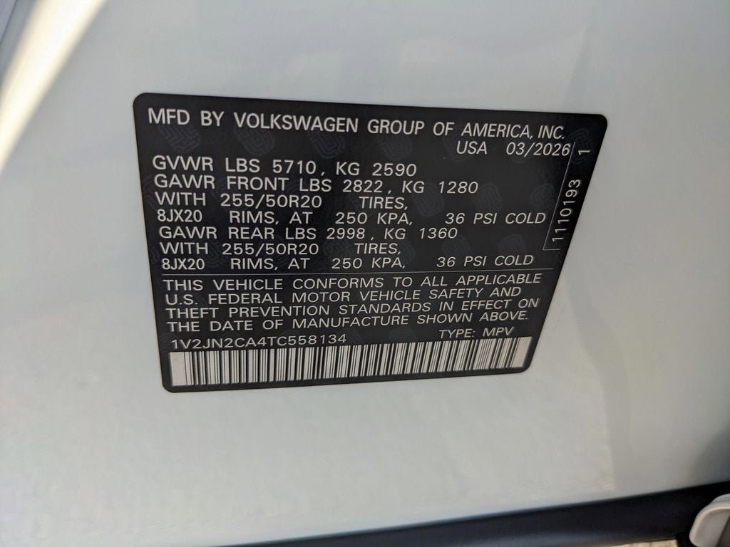 2026 Volkswagen Atlas 2.0T SE w/Technology