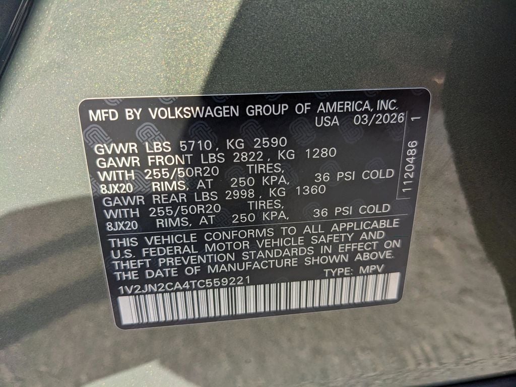 2026 Volkswagen Atlas 2.0T SE w/Technology