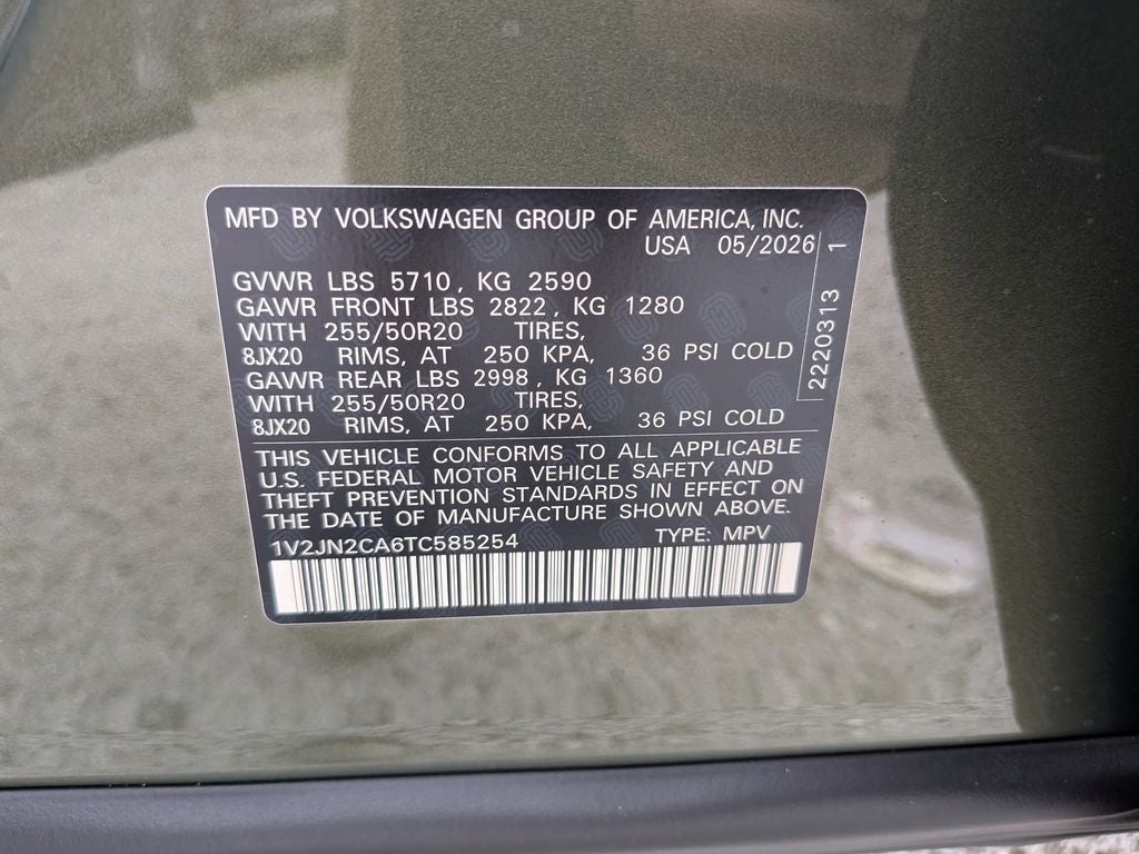 2026 Volkswagen Atlas 2.0T SE w/Technology