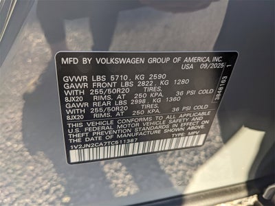 2026 Volkswagen Atlas 2.0T SE w/Technology