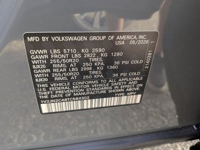 2026 Volkswagen Atlas 2.0T SE w/Technology