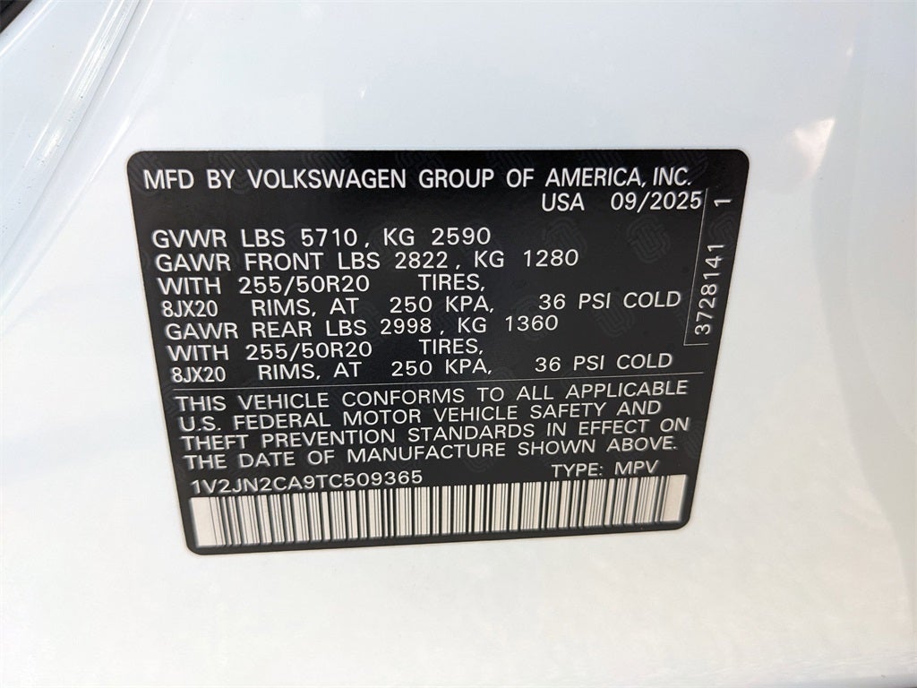 2026 Volkswagen Atlas 2.0T SE w/Technology