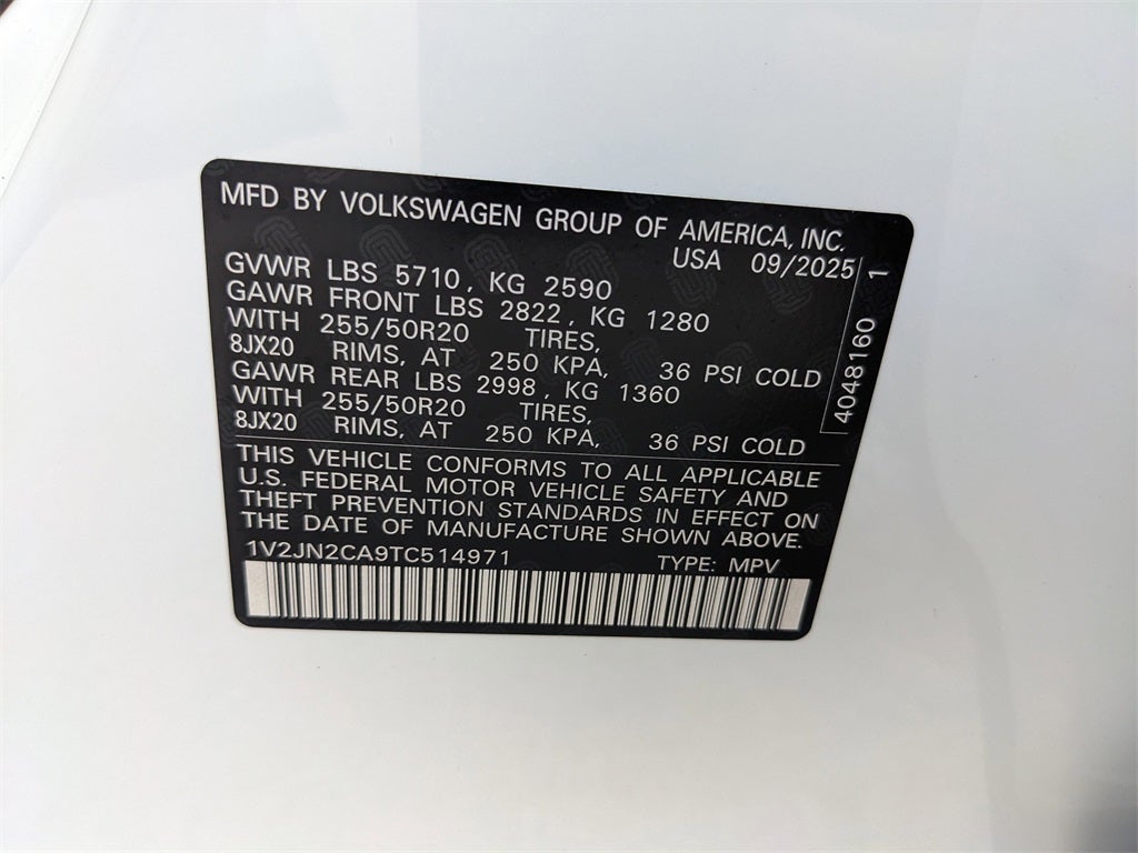 2026 Volkswagen Atlas 2.0T SE w/Technology